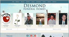 Desktop Screenshot of desmondfuneralhomes.com